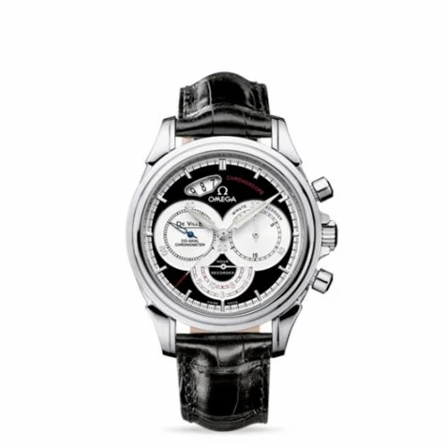 Omega De Ville Co-Axial 41 Chronoscope Stainless Steel / Black 4850.50.31 (48505031)